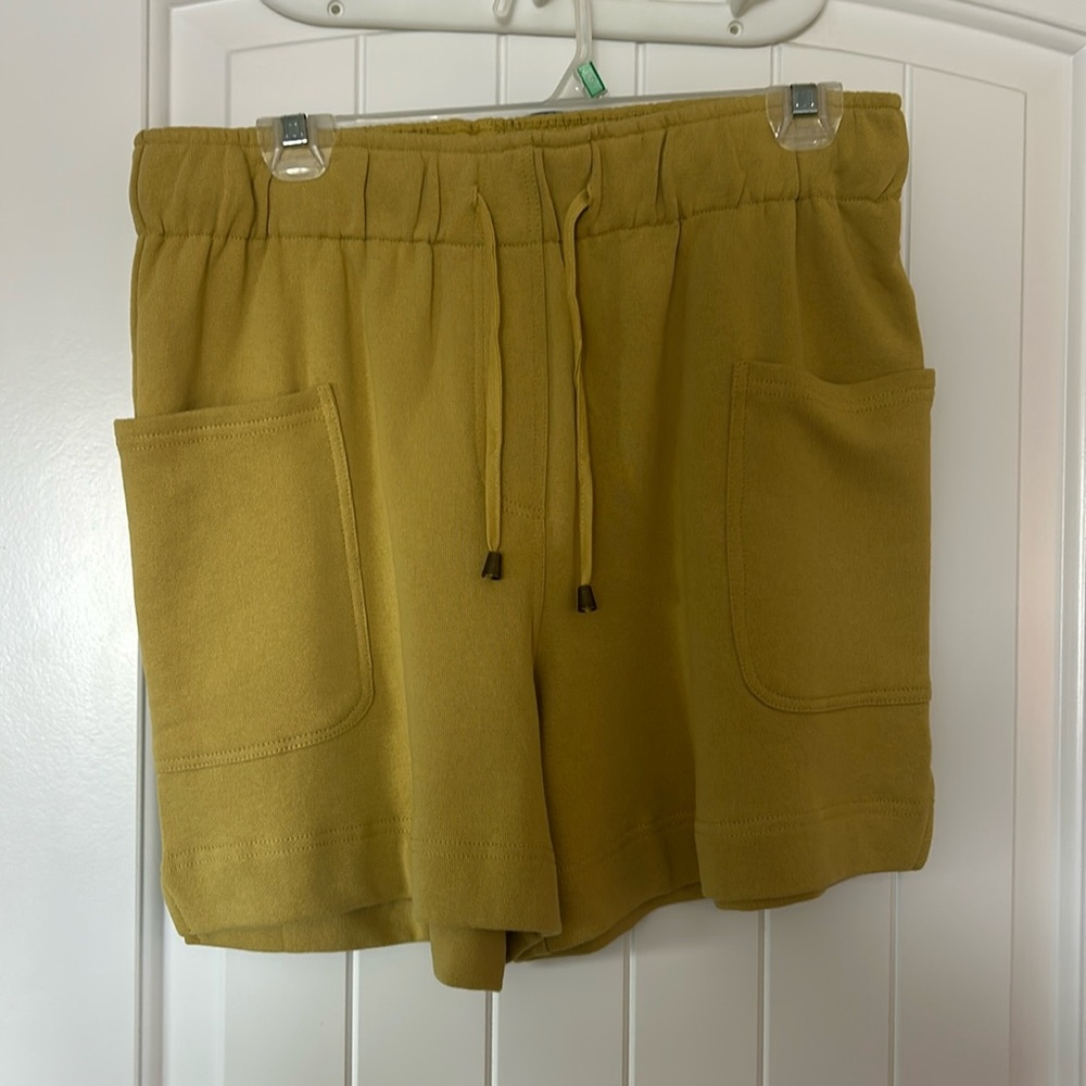 NWT Urban Daisy Mustard CeCe Shorts Size L